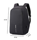 Mochila Fur Jaden 15L Antirrobo Impermeable con USB y Bolsillo para Laptop 15,6'' - Negra