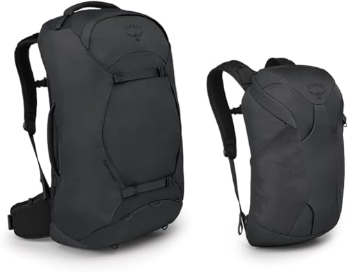 Mochila Osprey Farpoint 40L de Viaje para Hombre - Tunnel Vision Grey