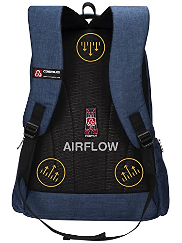 Mochila COSMUS Darwin Dx 29L para Laptop - Lino y Poliéster, Azul
