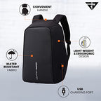 Mochila Fur Jaden 15L Antirrobo Impermeable con USB y Bolsillo para Laptop 15,6'' - Negra