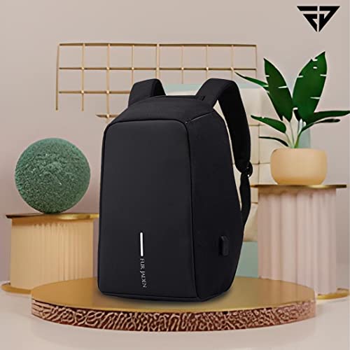 Mochila Fur Jaden 15L Antirrobo Impermeable con USB y Bolsillo para Laptop 15,6'' - Negra