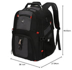 Mochila SHRRADOO 50L para Portátil 17'' con Puerto USB - Negra