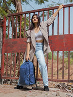 Mochila COSMUS Darwin Dx 29L para Laptop - Lino y Poliéster, Azul