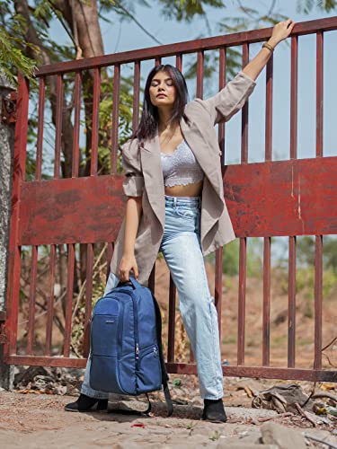 Mochila COSMUS Darwin Dx 29L para Laptop - Lino y Poliéster, Azul