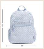 Mochila Vera Bradley Campus para Mujer - Forever Green, Algodón Reciclado