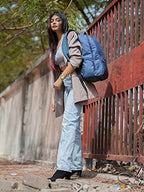 Mochila COSMUS Darwin Dx 29L para Laptop - Lino y Poliéster, Azul