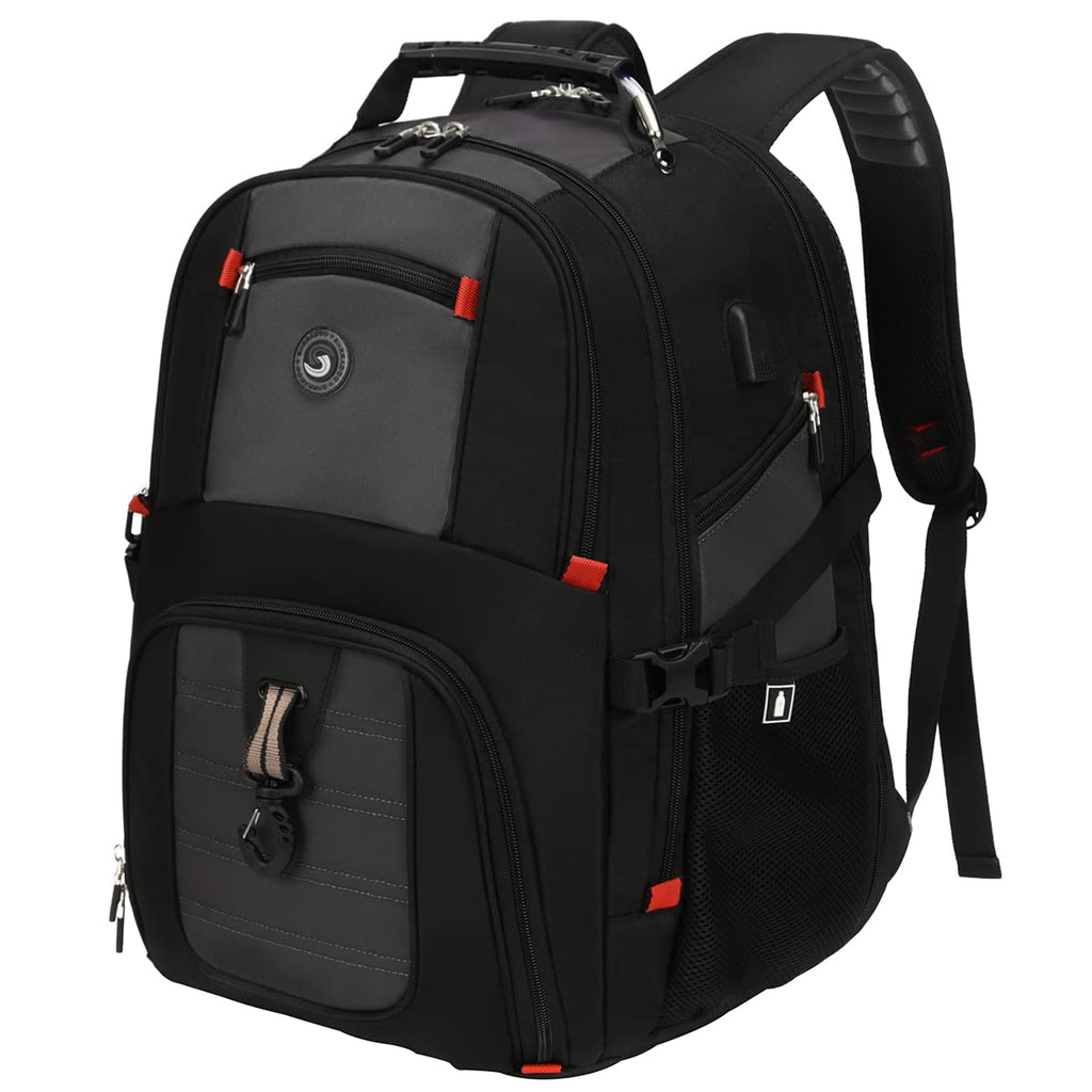 Mochila SHRRADOO 50L para Portátil 17'' con Puerto USB - Negra