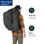 Mochila Osprey Farpoint 40L de Viaje para Hombre - Tunnel Vision Grey