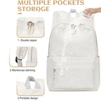 Mochila Escolar para Mujer y Adolescente con Compartimento para Laptop - Multiusos