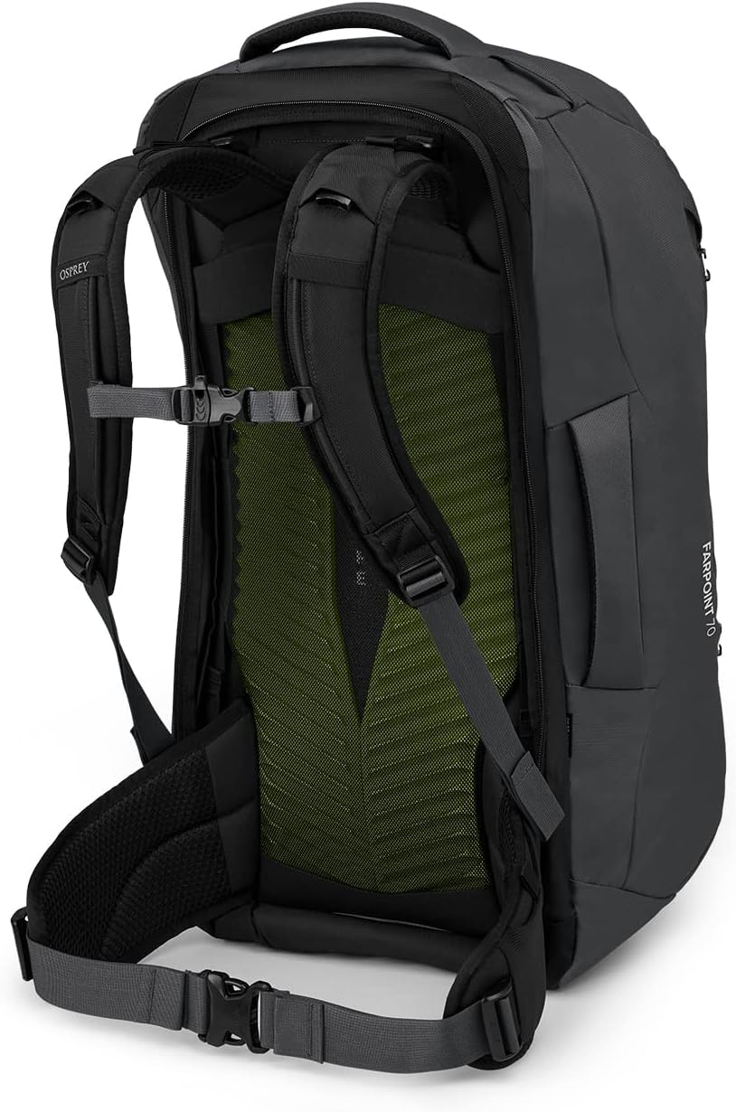 Mochila Osprey Farpoint 40L de Viaje para Hombre - Tunnel Vision Grey