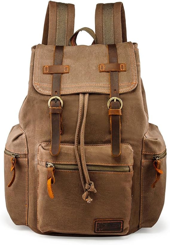GEARONIC Laptop-Computer-Backpacks Mochilas, Marrn, L Unisex-Adulto