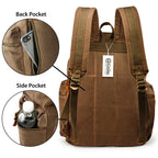 GEARONIC Laptop-Computer-Backpacks Mochilas, Marrn, L Unisex-Adulto