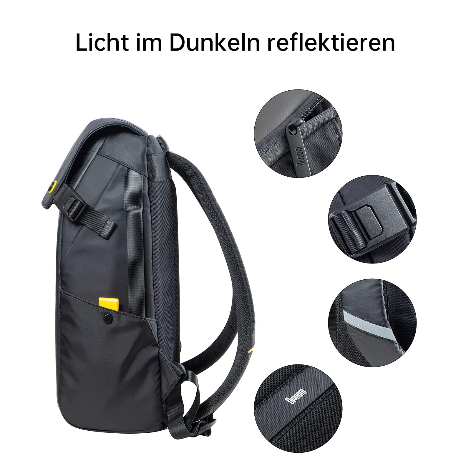 Mochila Divoom Pixoo LED 16x16 para Laptop 15'' Impermeable - Unisex