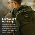 Mochila Osprey Farpoint 40L de Viaje para Hombre - Tunnel Vision Grey