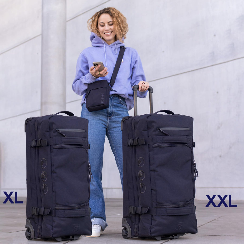 Bolsa de Viaje XXL SONS OF ALOHA Kane Trolley 140L con Ruedas - Azul