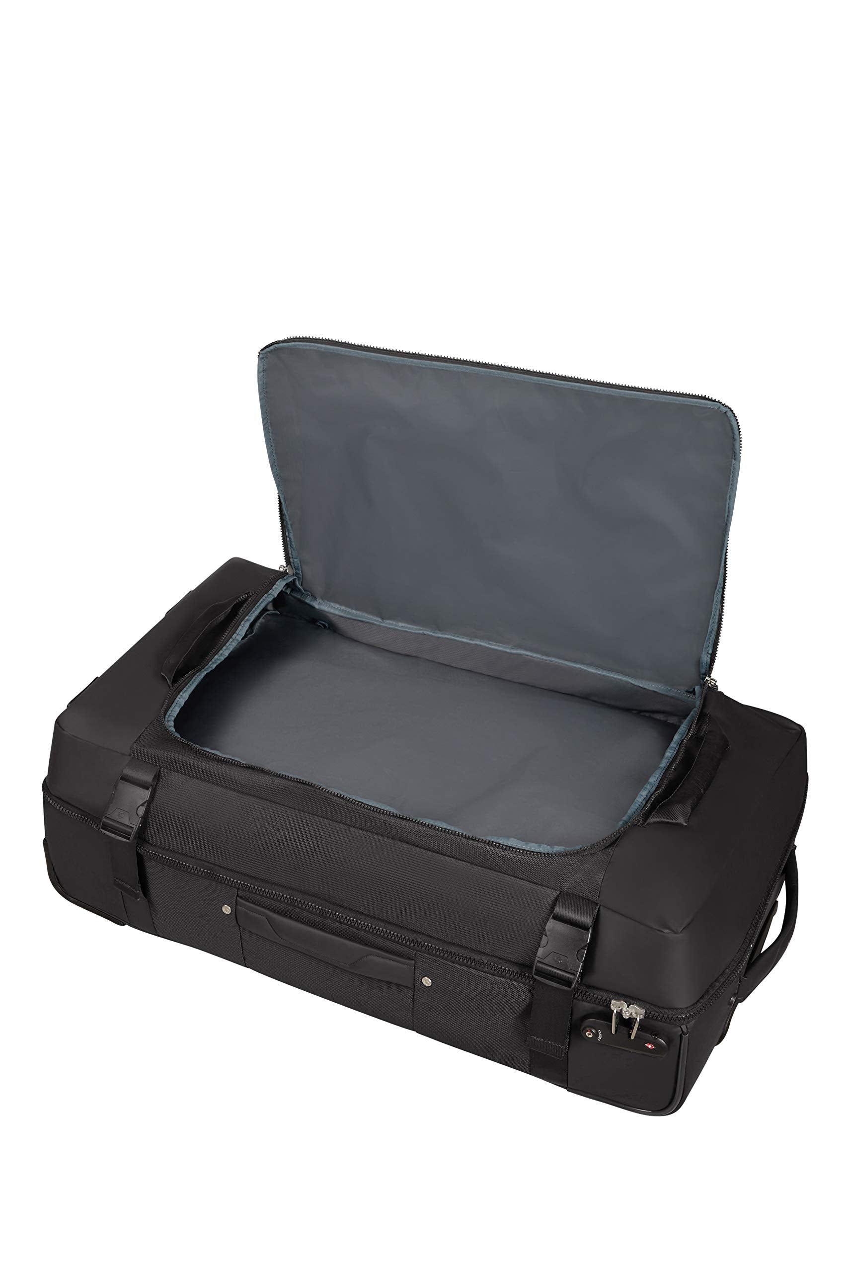 Samsonite Midtown - Bolsa de viaje con 2 ruedas L, 79 cm, 103 L, negro (negro)
