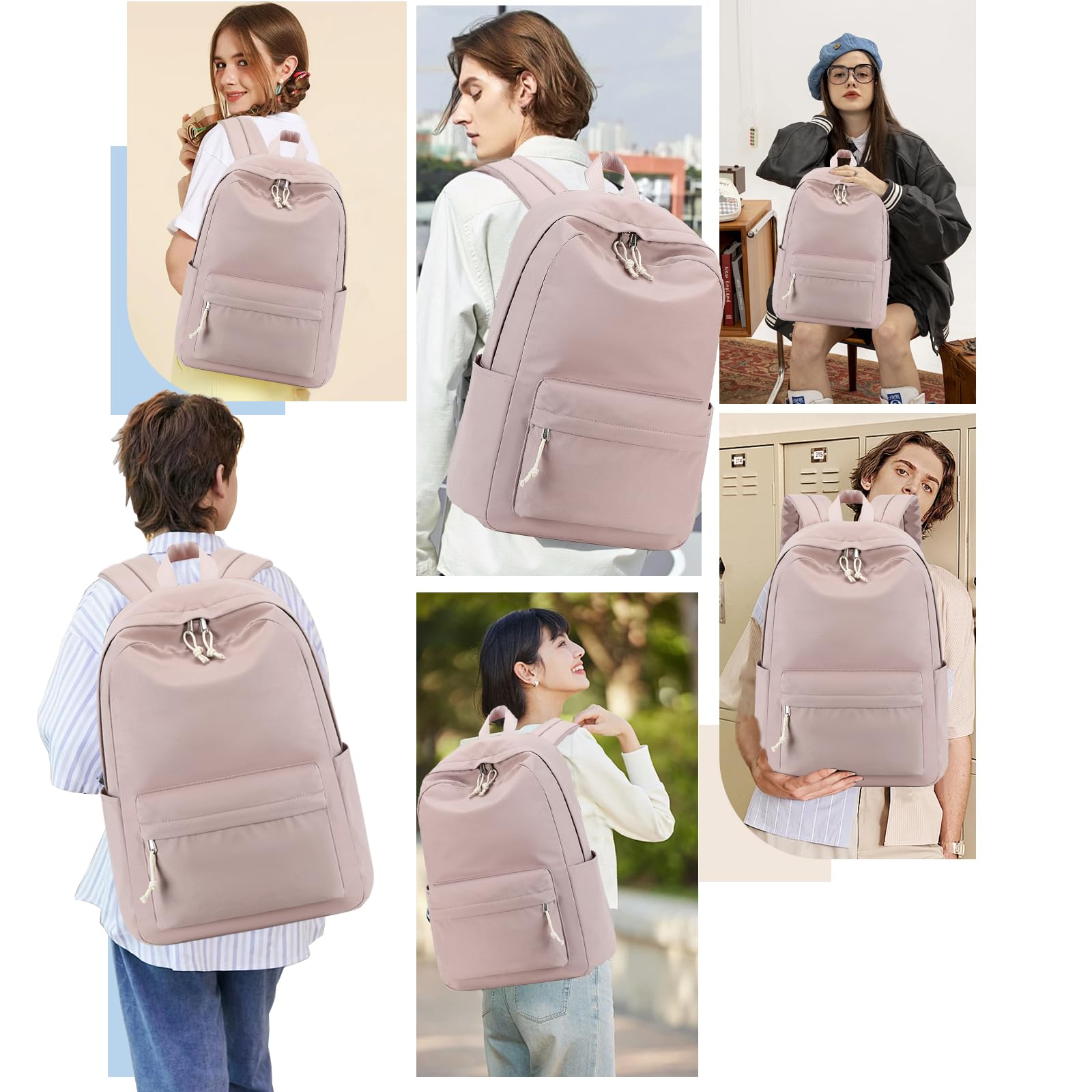 Mochila Escolar para Mujer y Adolescente con Compartimento para Laptop - Multiusos