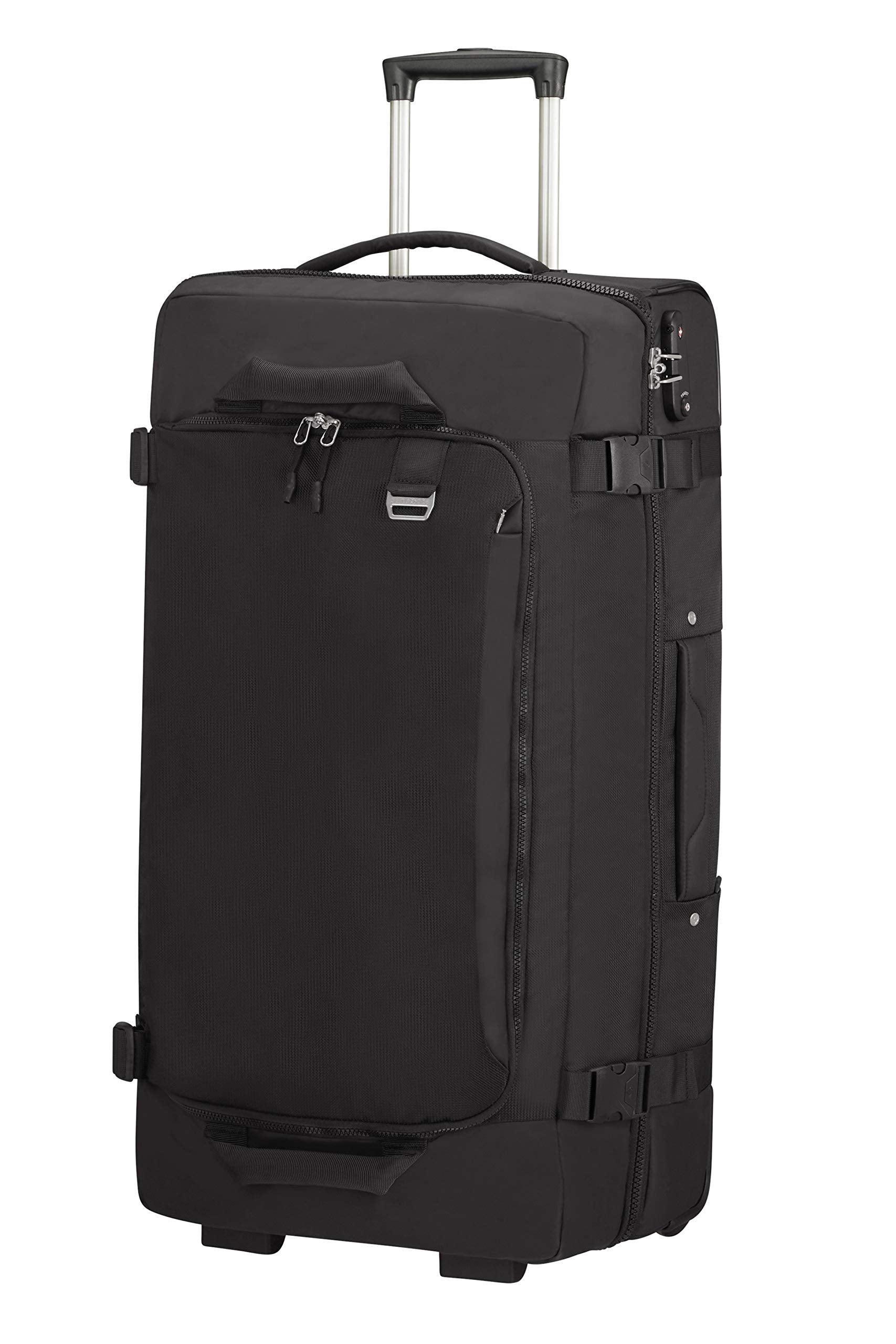 Samsonite Midtown - Bolsa de viaje con 2 ruedas L, 79 cm, 103 L, negro (negro)