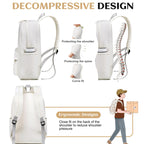Mochila Escolar para Mujer y Adolescente con Compartimento para Laptop - Multiusos
