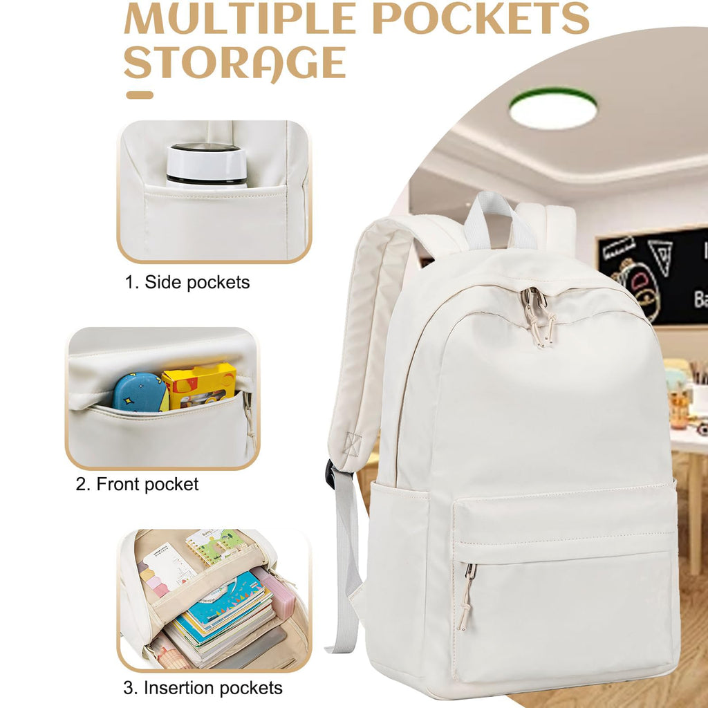 Mochila Escolar para Mujer y Adolescente con Compartimento para Laptop - Multiusos