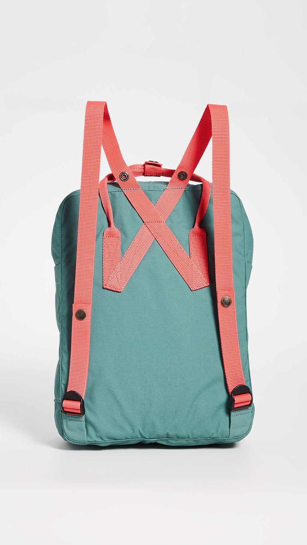 Mochila Fjällräven Kånken Unisex Adulto 38x27x13 cm - Verde Frost/Peach Pink