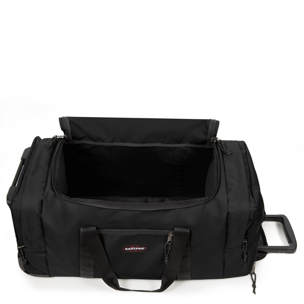 Eastpak Leatherface L + Bolsa de Viaje, 86.5 x 36.5 x 38 cm, 104 L - Black (Negro)