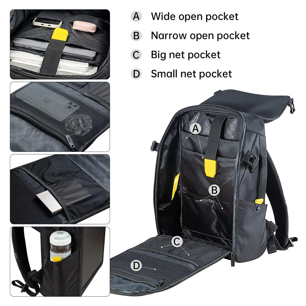 Mochila Divoom Pixoo LED 16x16 para Laptop 15'' Impermeable - Unisex