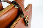 Mochila de Cuero Convertible Time Resistance para Mujer - Naranja