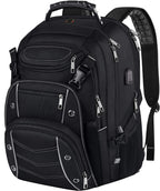 Mochila VECKUSON 60L para Laptop 18.4'' TSA USB RFID Antirrobo - Gris