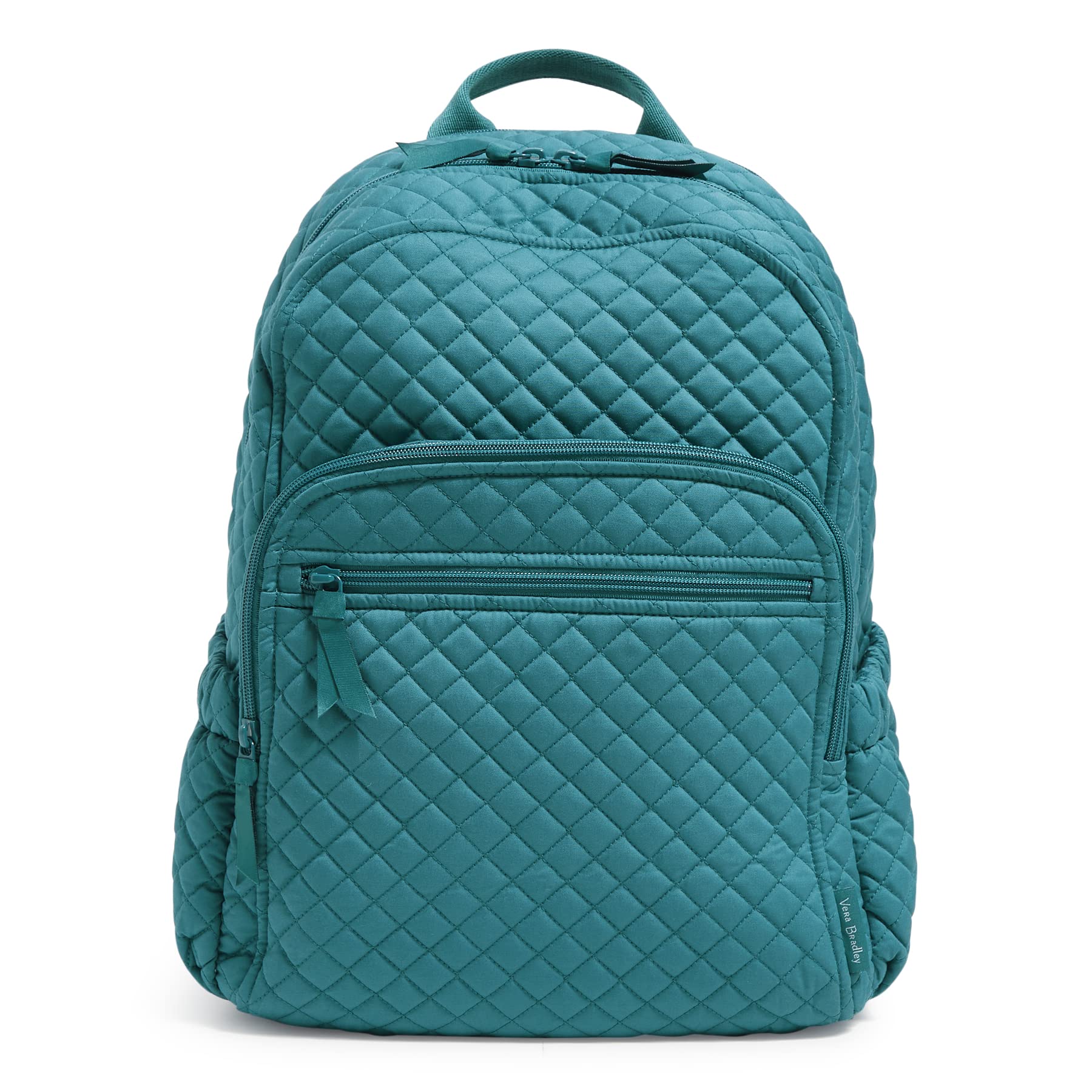 Mochila Vera Bradley Campus para Mujer - Forever Green, Algodón Reciclado