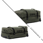 Bolsa de Viaje XXL SONS OF ALOHA con Ruedas 140L Trolley 80 cm - Verde Oliva