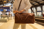 Bolso de Viaje Gusti - Ruben 36 litros Equipaje de Mano Bolsa de Viaje Maleta marrón Oscuro