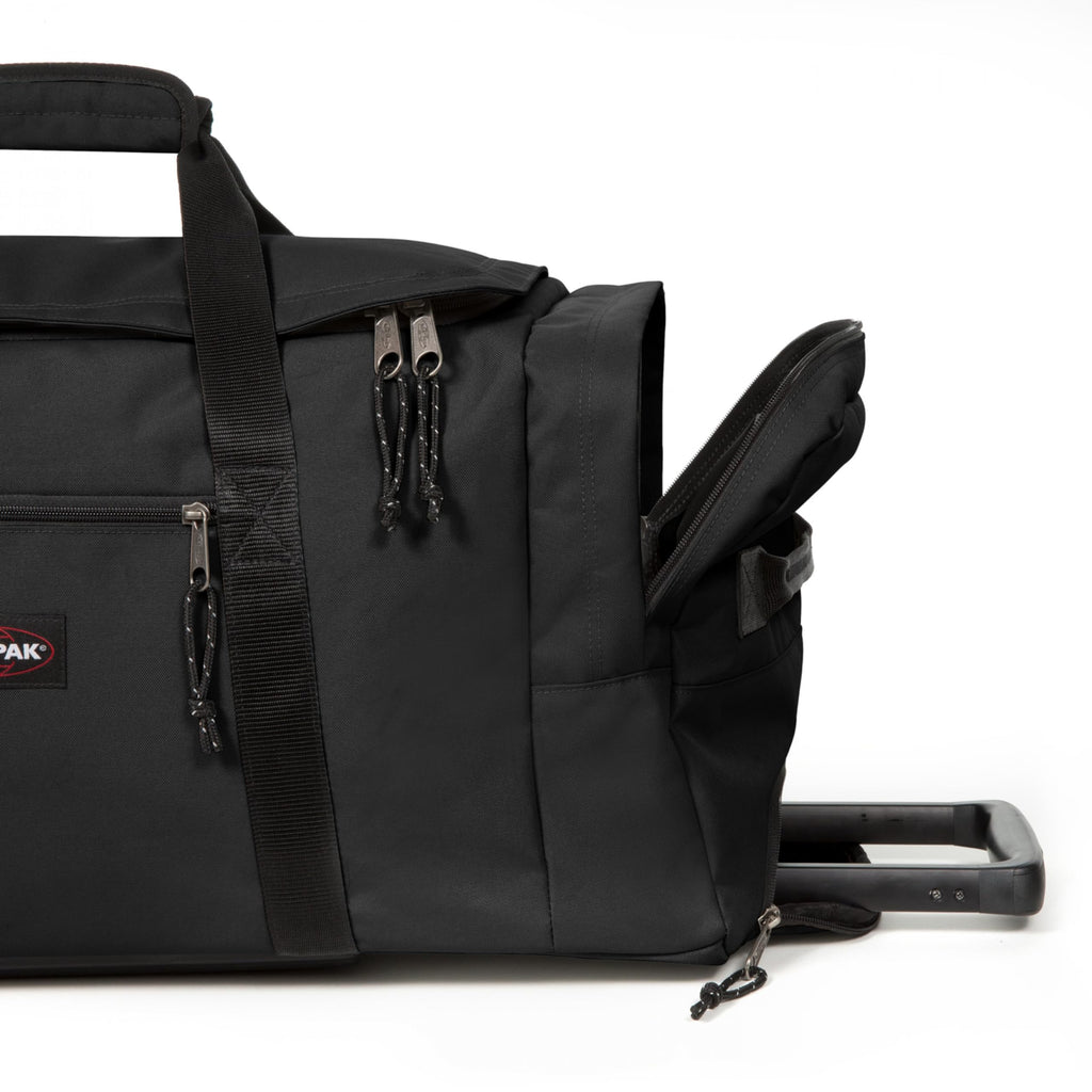 Eastpak Leatherface L + Bolsa de Viaje, 86.5 x 36.5 x 38 cm, 104 L - Black (Negro)