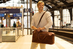 Bolso de Viaje Gusti - Ruben 36 litros Equipaje de Mano Bolsa de Viaje Maleta marrón Oscuro