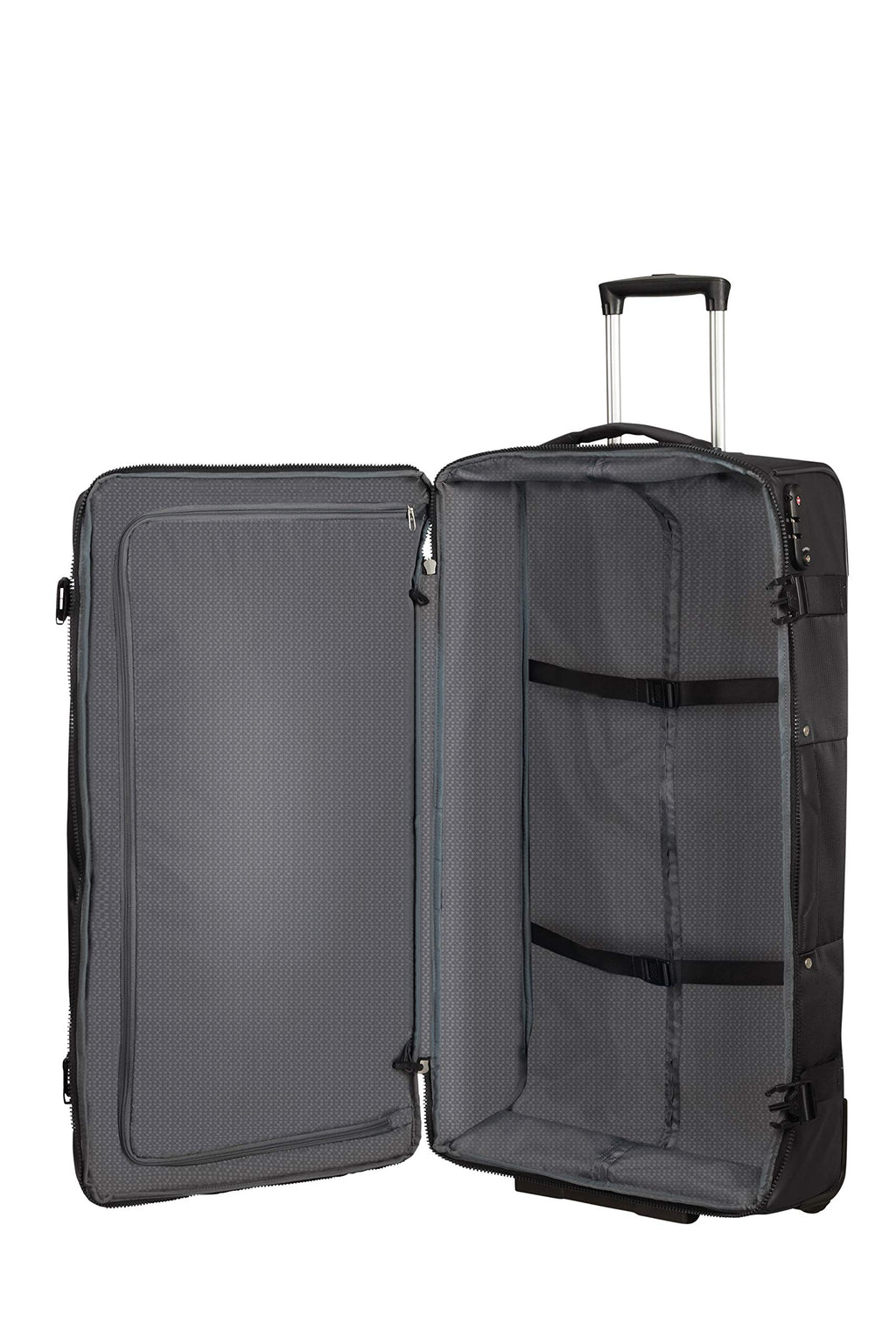 Samsonite Midtown - Bolsa de viaje con 2 ruedas L, 79 cm, 103 L, negro (negro)