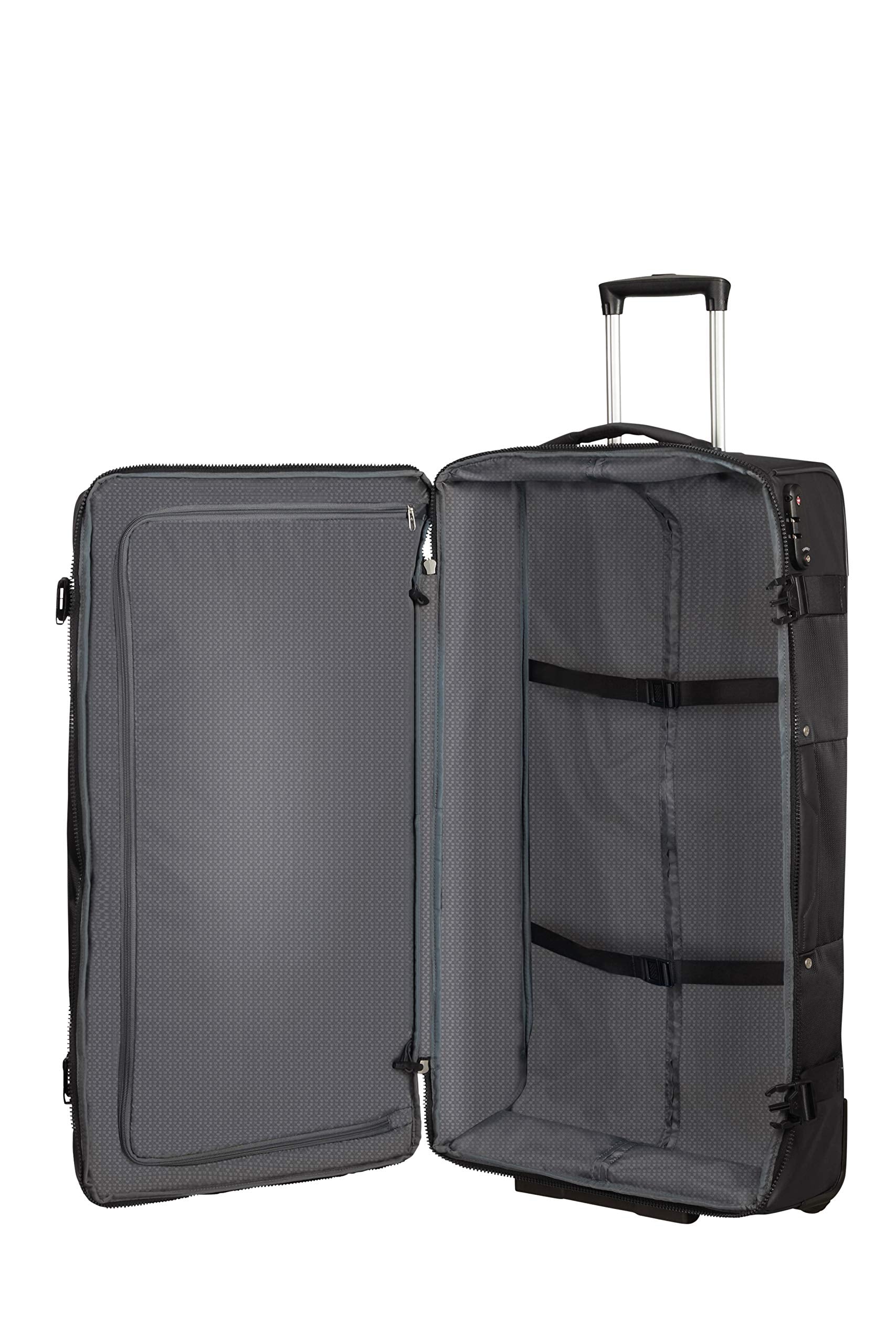 Samsonite Midtown - Bolsa de viaje con 2 ruedas L, 79 cm, 103 L, negro (negro)