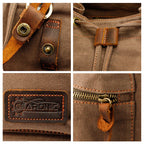 GEARONIC Laptop-Computer-Backpacks Mochilas, Marrn, L Unisex-Adulto