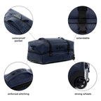 Bolsa de Viaje XXL SONS OF ALOHA Kane Trolley 140L con Ruedas - Azul