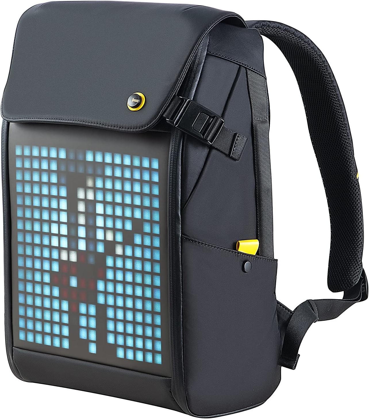 Mochila Divoom Pixoo LED 16x16 para Laptop 15'' Impermeable - Unisex