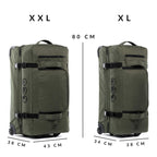 Bolsa de Viaje XXL SONS OF ALOHA con Ruedas 140L Trolley 80 cm - Verde Oliva